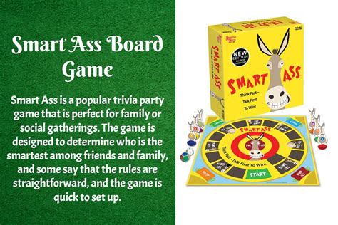 smart arse card|smart ass board game instructions.